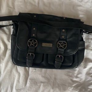 Black Killstar Messenger Bag